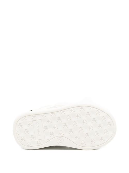 Sneakers bambino Calvin Klein grigie bianche e nere con velcro Calvin Klein Kids | V1X9832771269Y702